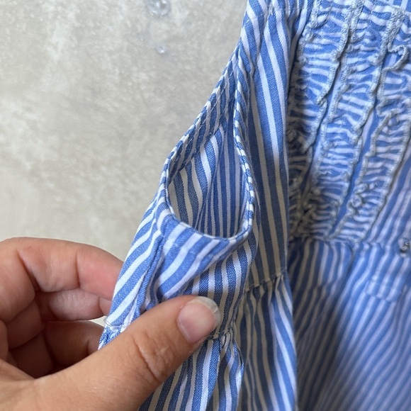 EUC Petite Plume seersucker dress sz 8 - Picture 5 of 7